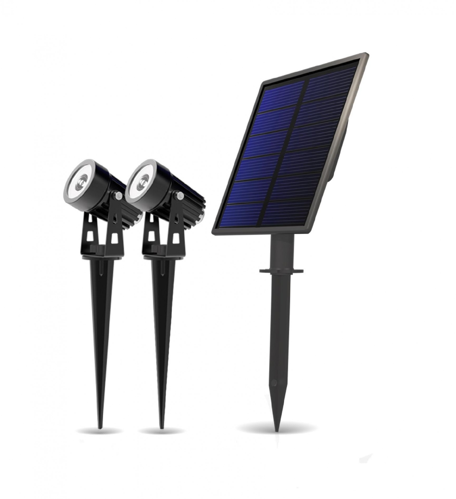 Pack 2 Focos Led Solares Exteriores refª EG-PACK2PSO350 XANLITE