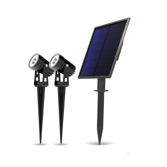 Pack 2 Focos Led Solares Exteriores ref EG-PACK2PSO350 XANLITE