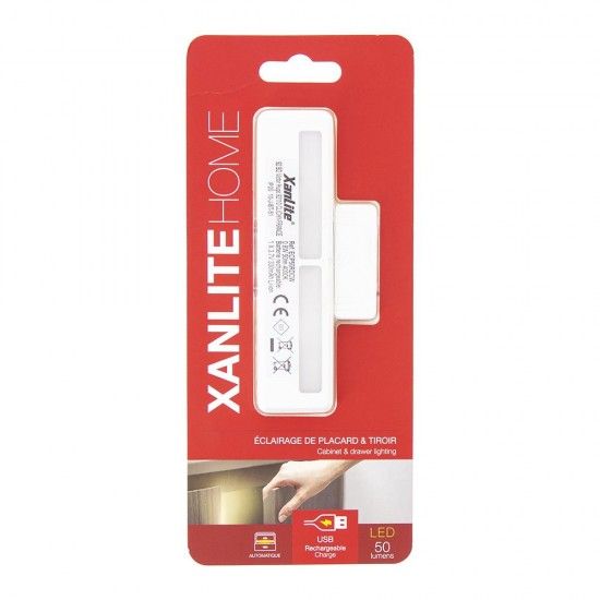 Armrios Led Gavetas Usb 50LM ref EG-ECP50RDCW XANLITE