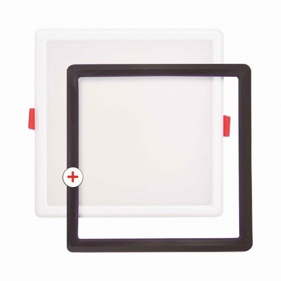 Downlight Empot/quad 1450LM Bl+ng Cct ref EG-DOP850CCCT XANLITE