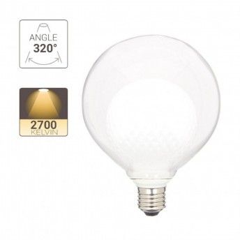 Bulbo Duplo de Design de Vidro Opaco ref RFDEB125DVMILKY XANLITE