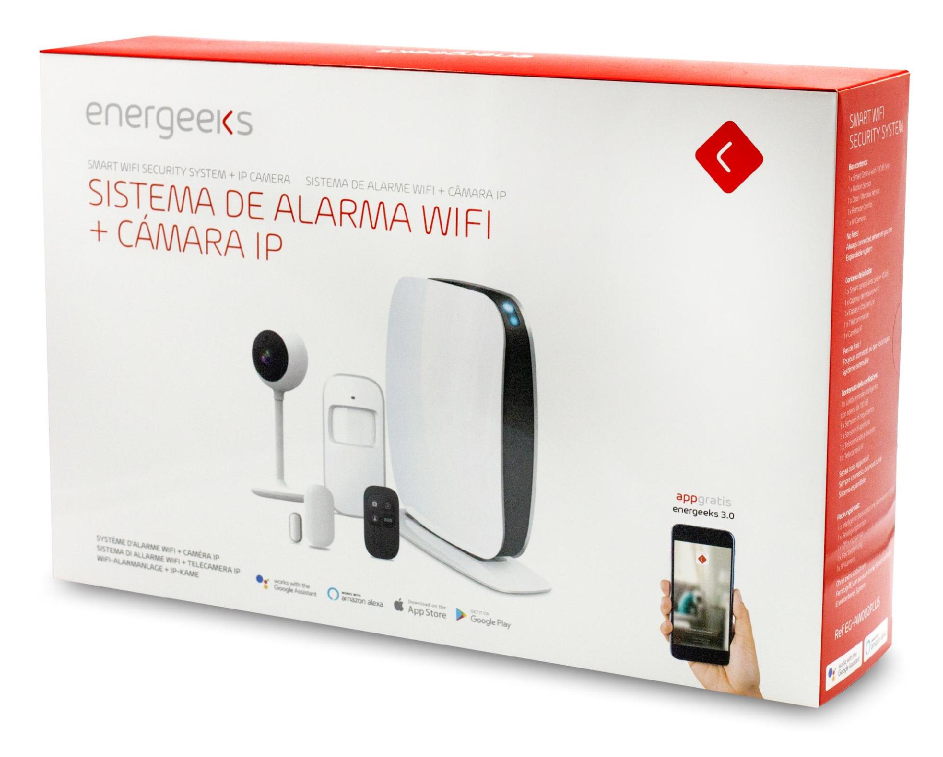 Sistema de Alarme Wifi + Câmera Ip002 refª EG-AW002PLUS ENERGEEKS