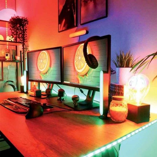 Tira Led Usb Rgb 3M Controle de Sincronizao de Msica ref EG-LSBK3RVBDUSB XANLITE