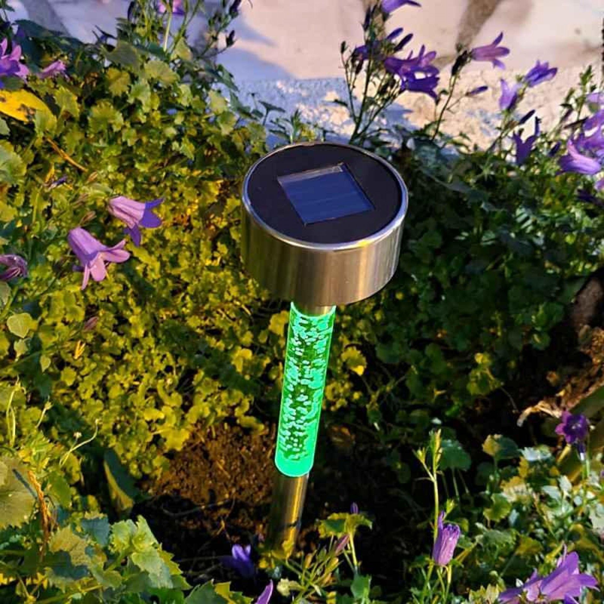 Farol Solar Rgb+metal Branco Ip44 refª EG-SOBAB1RVB XANLITE