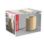 Candeeiro de Mesa Cilindro de Madeira E27 60W ref EG-XDLAPCYCLOW XANLITE