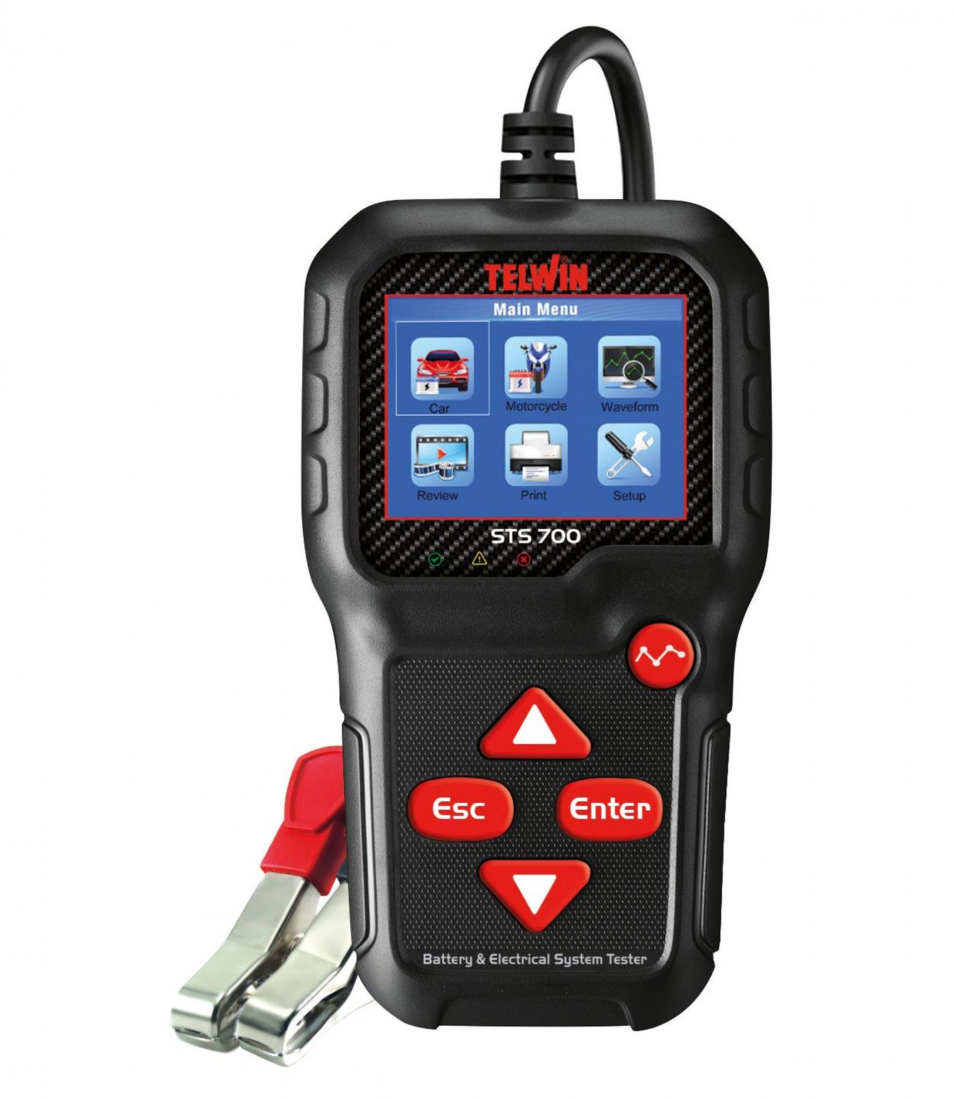 Teste De Bateria Sts700 Telwin Te-804243