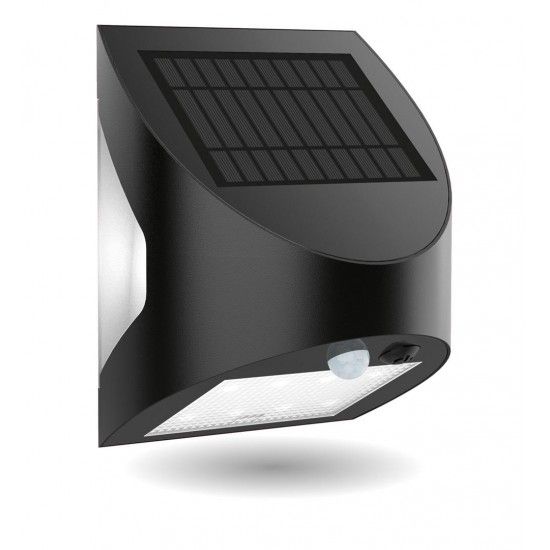 Candeeiro de Parede Solar 350LM C/sensor ref APSAR300D2SV23 XANLITE