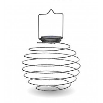 Led Solar Exterior Espiral Preto 22C 3000K ref EG-SOLASN XANLITE