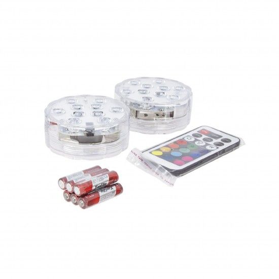 2 Lmpadas Flutuantes Para Piscina Rgb Control ref PACK2LPIP68RVB XANLITE
