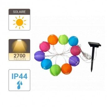 Guirlanda Solar 5M 8 Bolas Multicoloridas ref EG-SOGRL8COLOR XANLITE