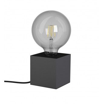 Candeeiro de Mesa Cubo Preto E27 60W ref EG-XDLAPCUBIKB XANLITE