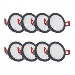 Pack 8 Downlight Negro Cct 345LM refª EG-PACK8SEL345N XANLITE Pack 8 Downlight Negro Cct 345LM refª EG-PACK8SEL345N XANLITE