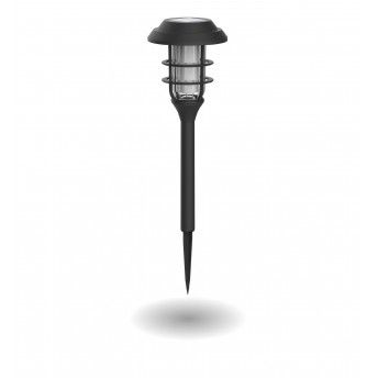 Farol Solar Led Preto Ip44 Efec Chama ref EG-SOBAFLAM XANLITE