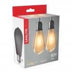 2 Lâmpadas Led Âmbar E27 806LM refª PACK2RFDE800STA XANLITE 2 Lâmpadas Led Âmbar E27 806LM refª PACK2RFDE800STA XANLITE