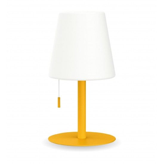 Candeeiro de Mesa Cone Amarelo Ao 400L ref EG-LP16CJRCCT XANLITE