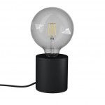 Candeeiro de Mesa Cilindro Preto E27 60W ref EG-XDLAPCYCLOMN XANLITE