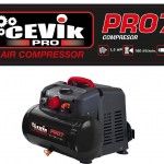 Compressor Monobloco 6 Litros 1.5Hp Sem �leo ref� CA-PRO7N Cevik