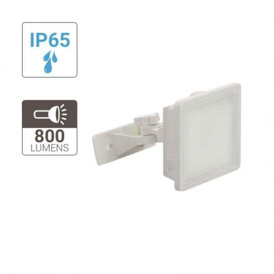 Projetor Led Branco Ext 10W 800LM 6500K ref� EG-PR10WMB XANLITE