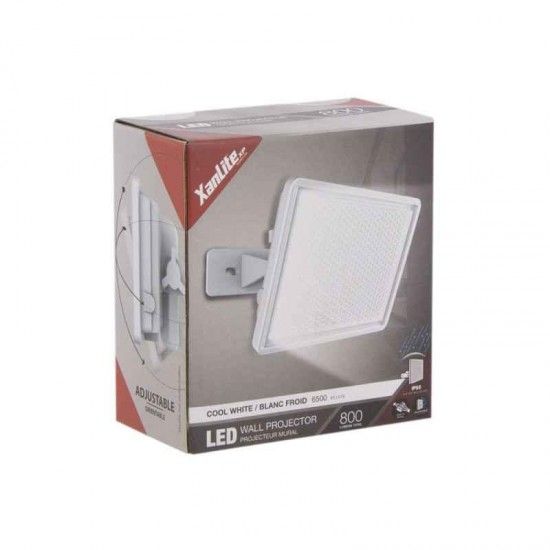 Projetor Led Branco Ext 10W 800LM 6500K ref� EG-PR10WMB XANLITE