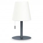 Candeeiro de Mesa Cone Cinza Ao 400L ref EG-LP16CGRCCT XANLITE