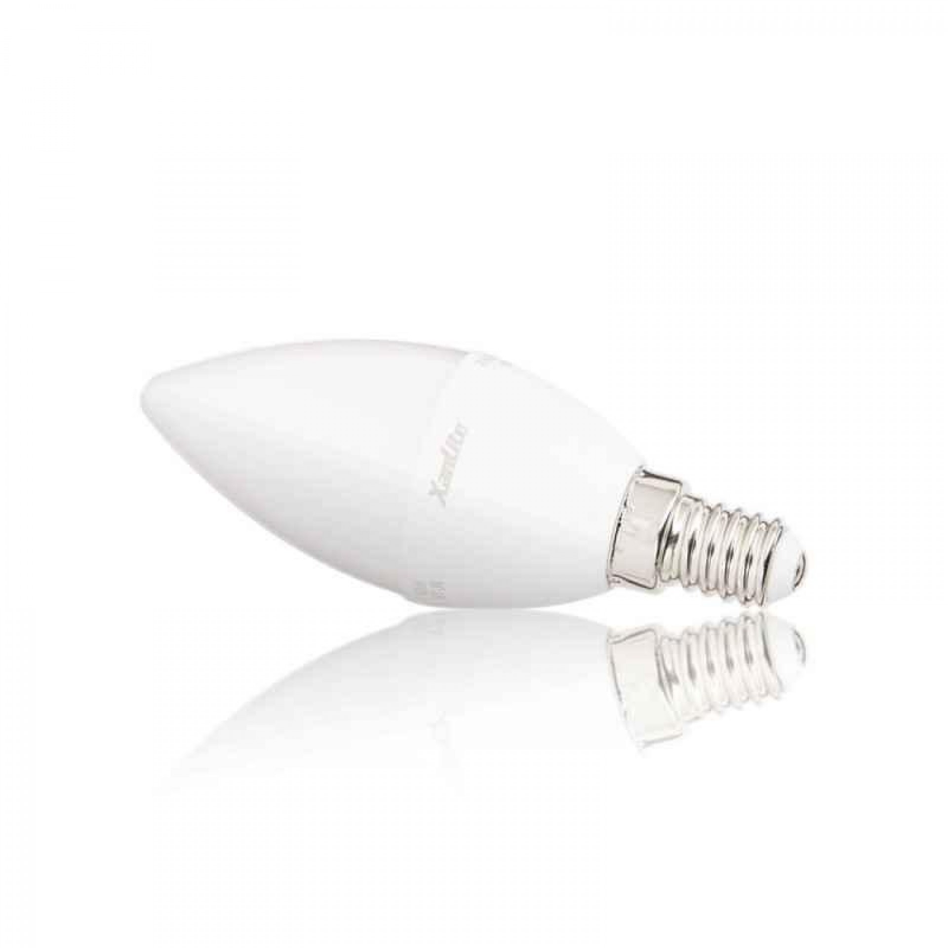 5 Lâmpadas de Vela Led E14 470LM 4000K refª PACK5EV470FCW XANLITE