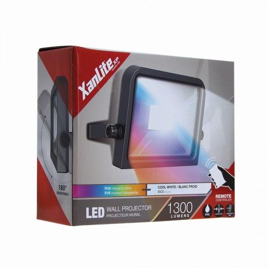 Projetor Led Extra Plano Exterior ref EG-PR20WMRVB XANLITE