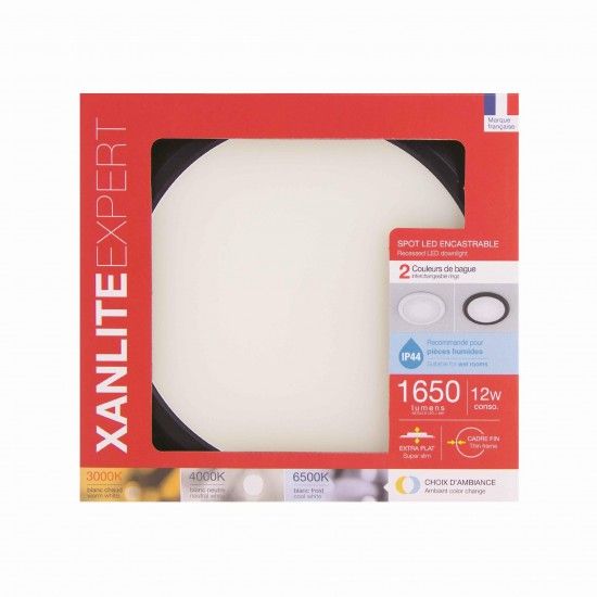 Downlight Empot/vermelho 1450LM Bl+ng Cct ref EG-DOP850RIPCCT XANLITE