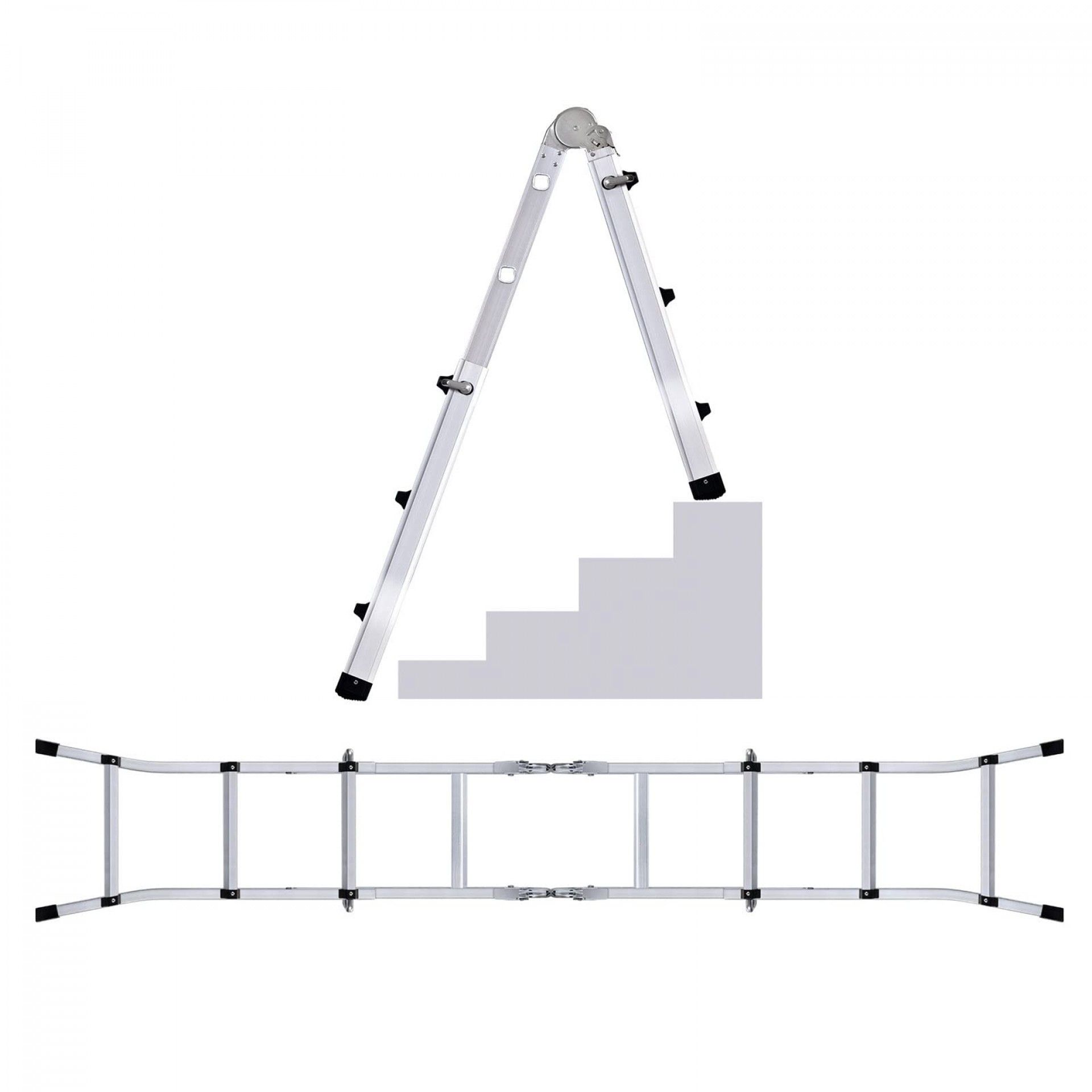 Escada telescópica Multiuso 3.98m (max) refª WK700110 Werku