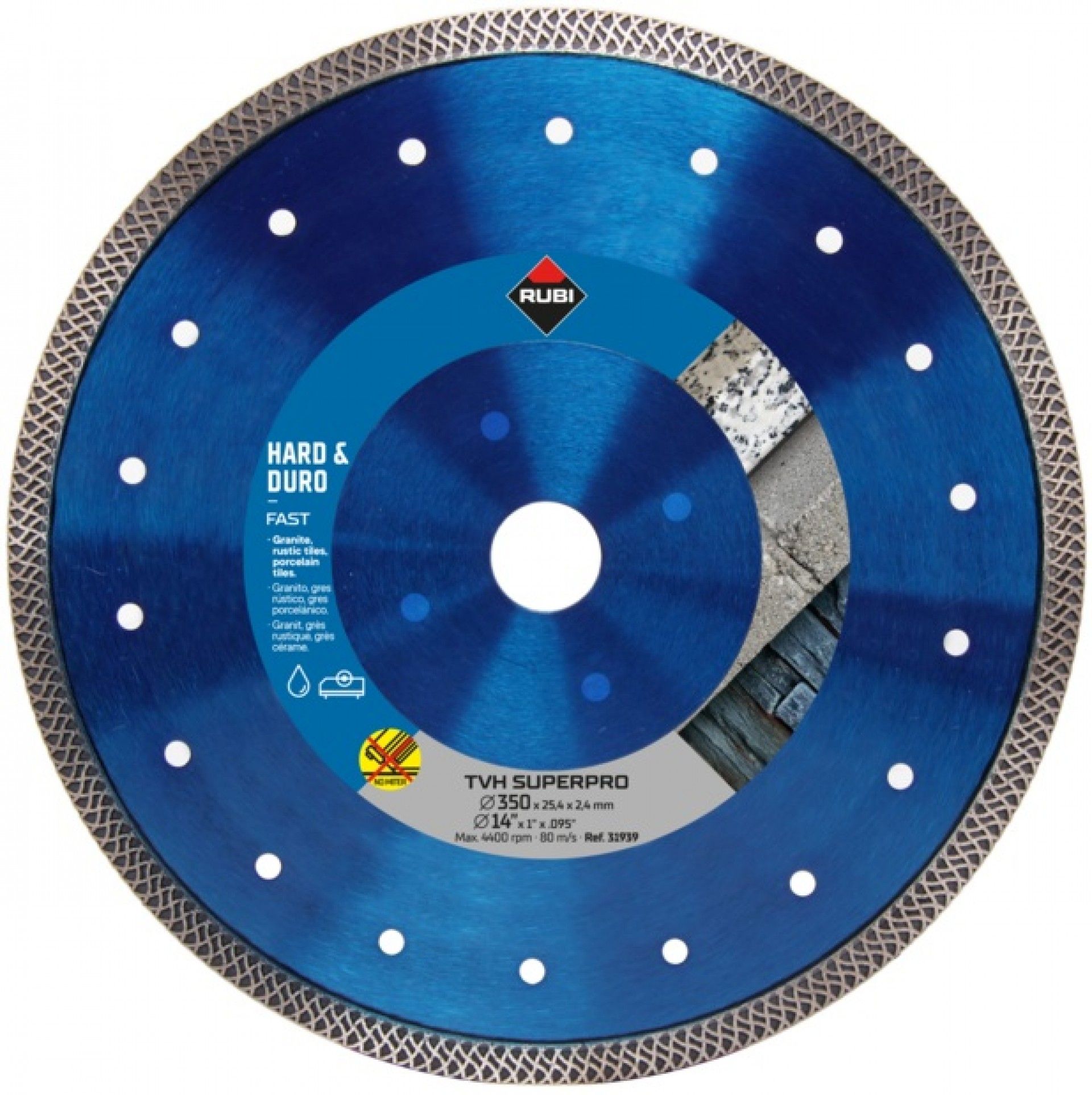 Disco 350mm TVH SUPERPRO refª 31939 RUBI