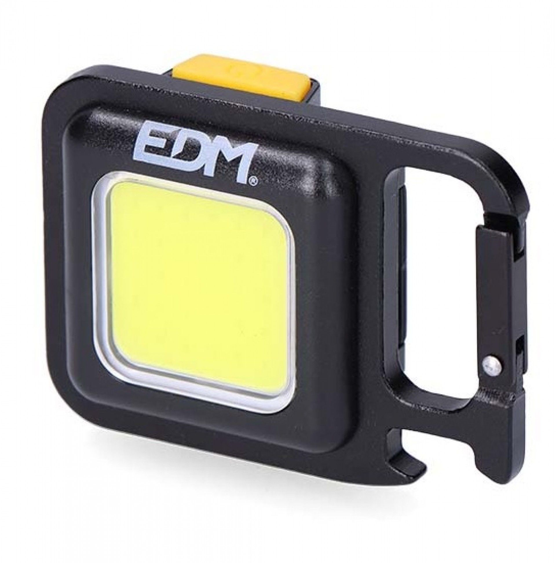 Lanterna porta-chaves multifuncional COB 6 W, tamanho 45 x 21,5 x 62 mm refª 36117 EDM