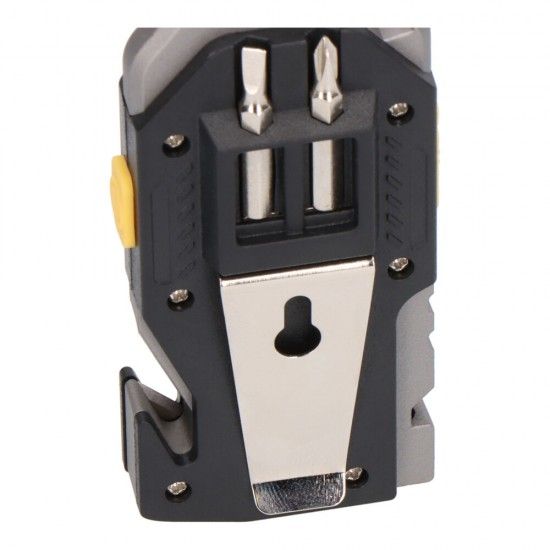 Lanterna porta-chaves multifuncional 6 em 1 7W + 2,5W 400Lm 2 LEDS 300mAh ref 36119 EDM