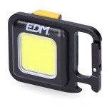 Lanterna porta-chaves multifuncional COB 6 W, tamanho 45 x 21,5 x 62 mm ref 36117 EDM