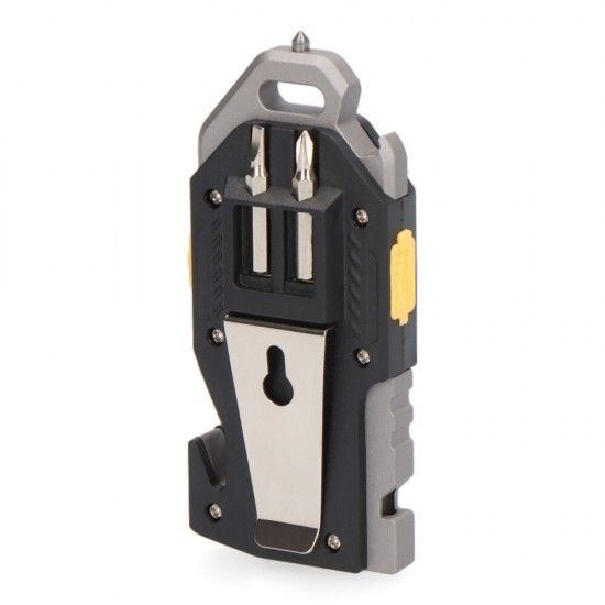 Lanterna porta-chaves multifuncional 6 em 1 7W + 2,5W 400Lm 2 LEDS 300mAh ref 36119 EDM