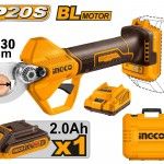 Tesoura poda Brushless 20V 2.0Ah + carregador ref CSSLI203083 Ingco