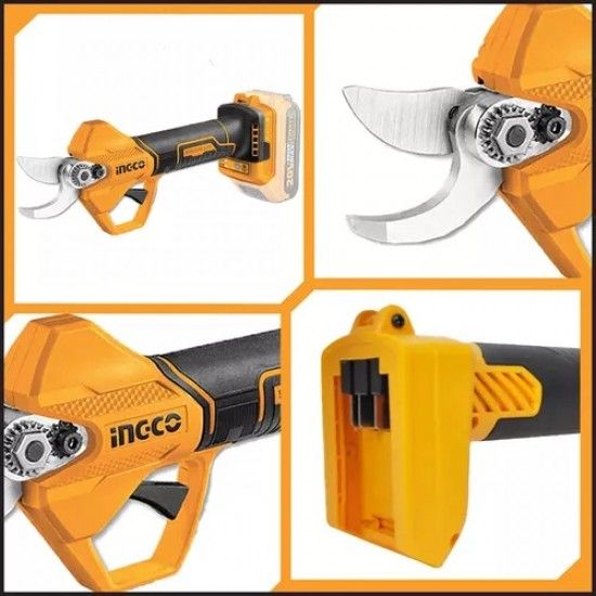 Kit Mini-serra [CGSLI2068]+ tesoura poda Brushless 20V [CSSLI20258]+ (2)x2.0Ah + carregador ref COS