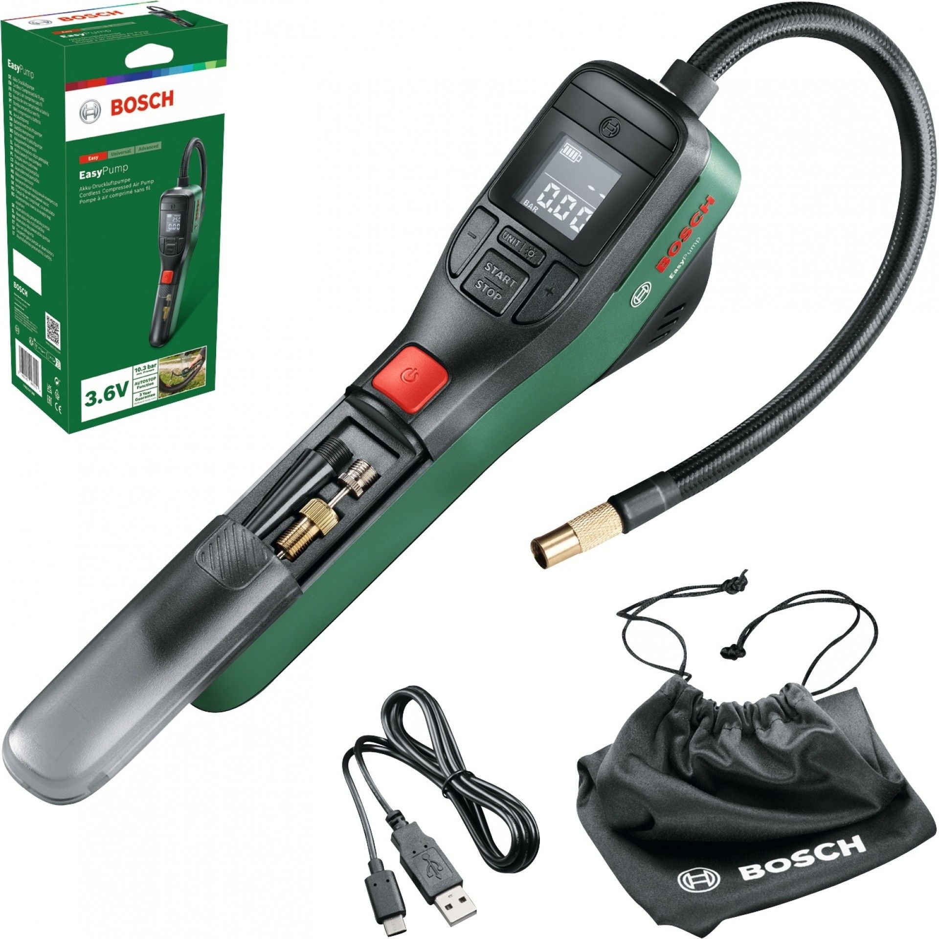 Bomba de ar a bateria EasyPump refª 0603947000 BOSCH