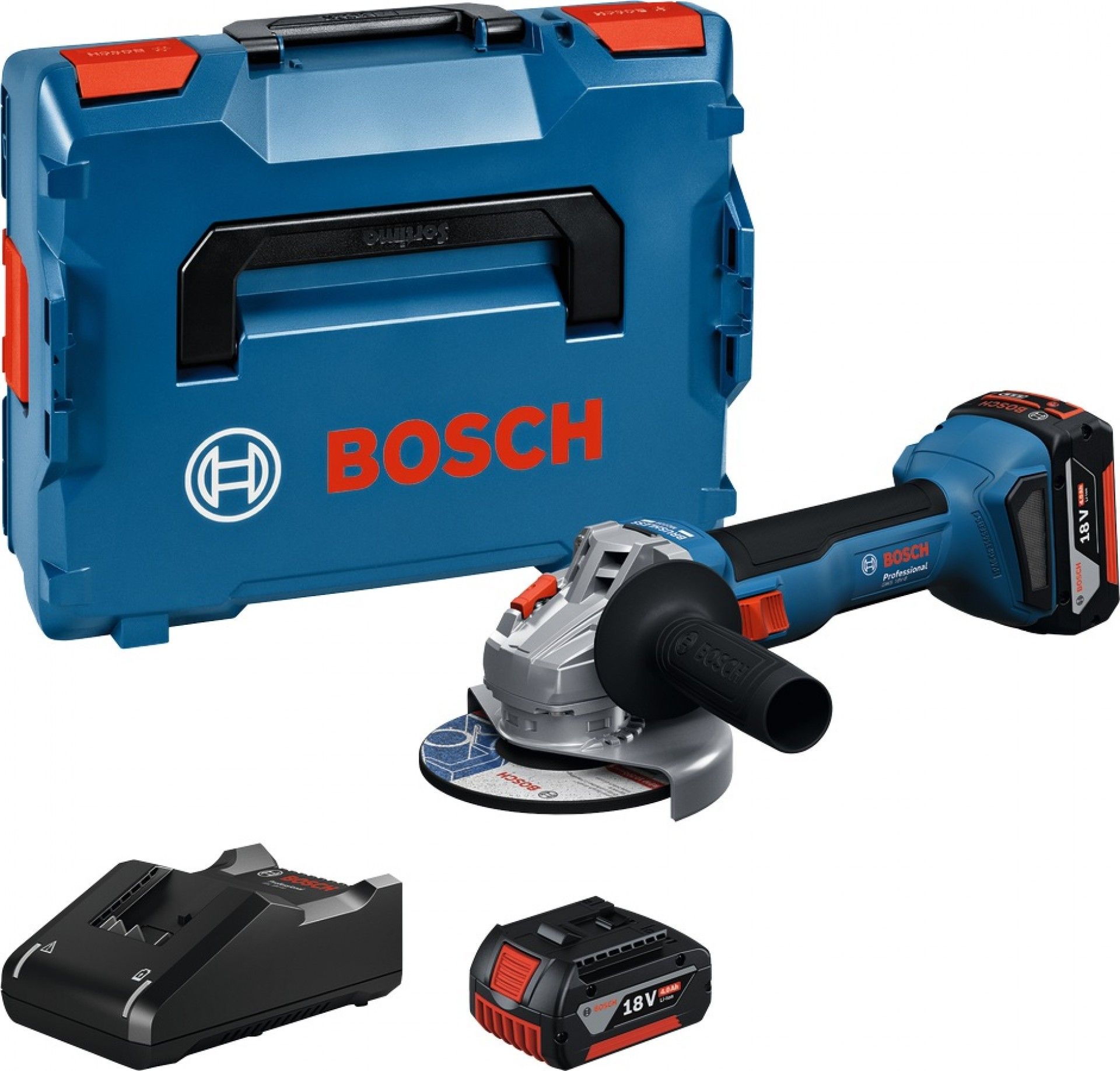 Rebarbadora sem fio GWS 18V-8 brushless refª 06019N9002 BOSCH