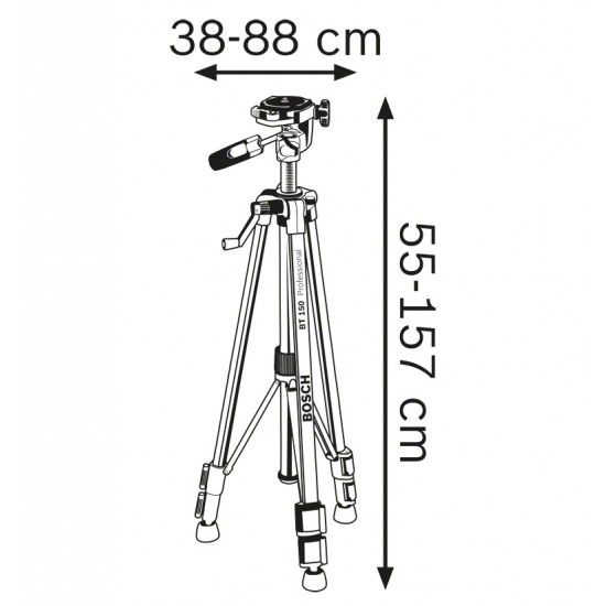 Tripé para a construção civil BT 150 refª 0601096B00 BOSCH Tripé para a construção civil BT 150 refª 0601096B00 BOSCH