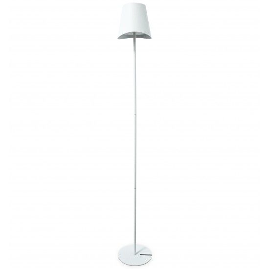 Candeeiro pé exterior branco refª EG-LAM130BD Xanlite Candeeiro pé exterior branco refª EG-LAM130BD Xanlite