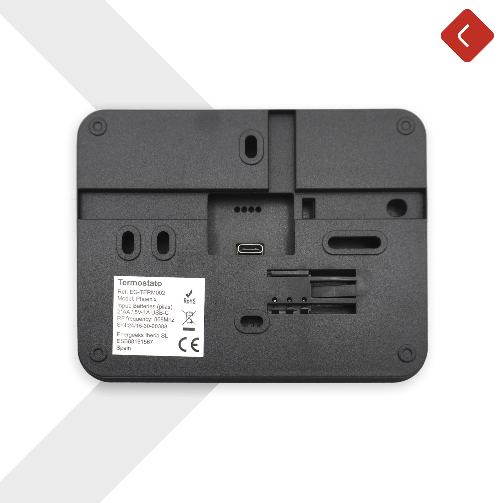 Wifi Termostato Lcd Display refª EG-TERM003 ENERGEEKS