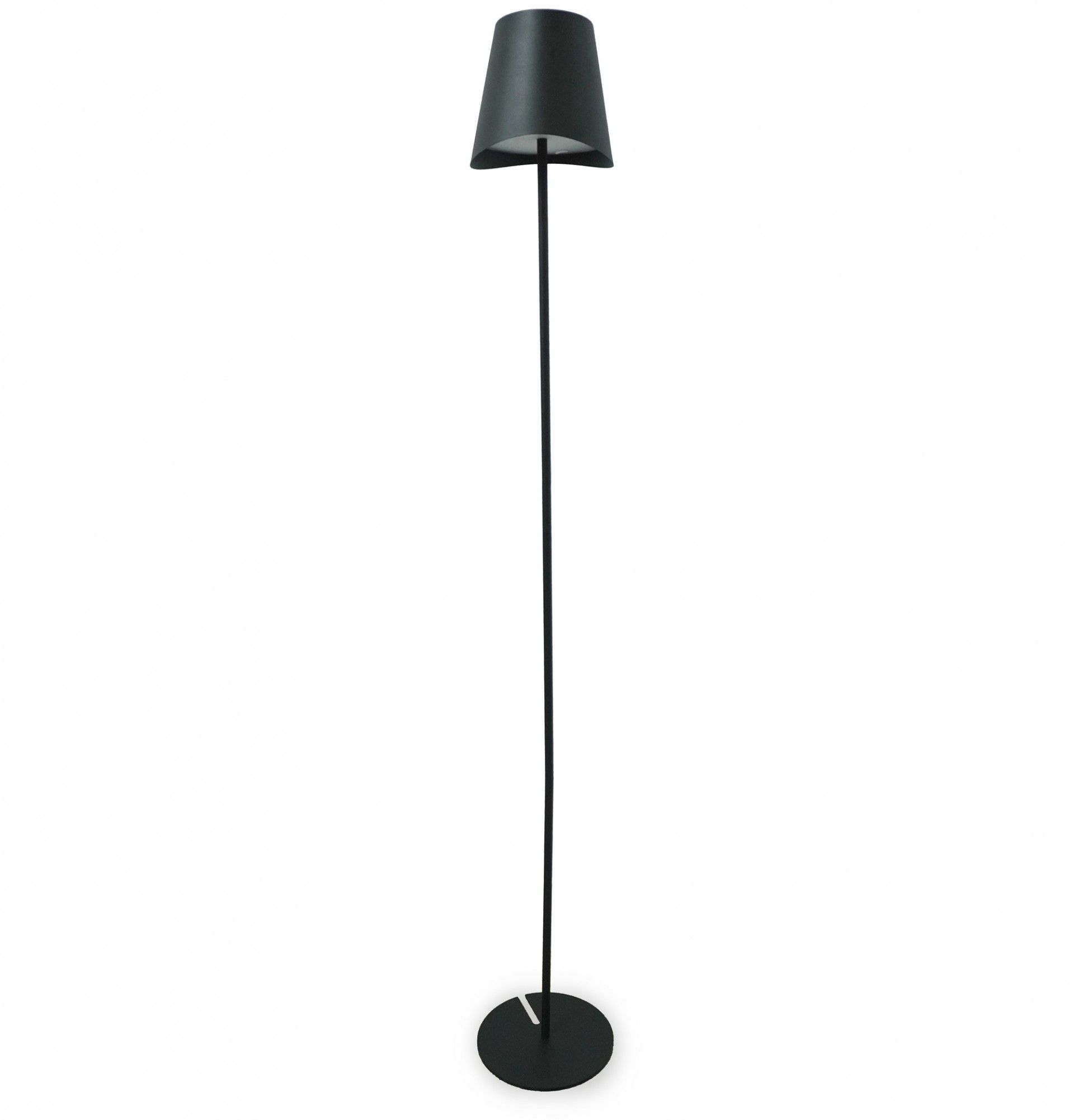 Candeeiro pé exterior preto refª EG-LAM130ND Xanlite