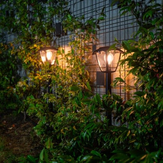 Candeeiro pé exterior preto refª EG-SO2011R Xanlite Candeeiro pé exterior preto refª EG-SO2011R Xanlite