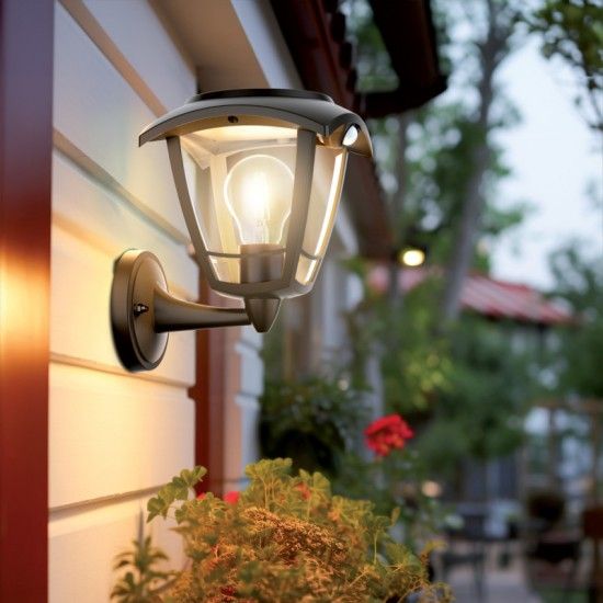 Candeeiro parede preto refª EG-SO2011AR Xanlite Candeeiro parede preto refª EG-SO2011AR Xanlite