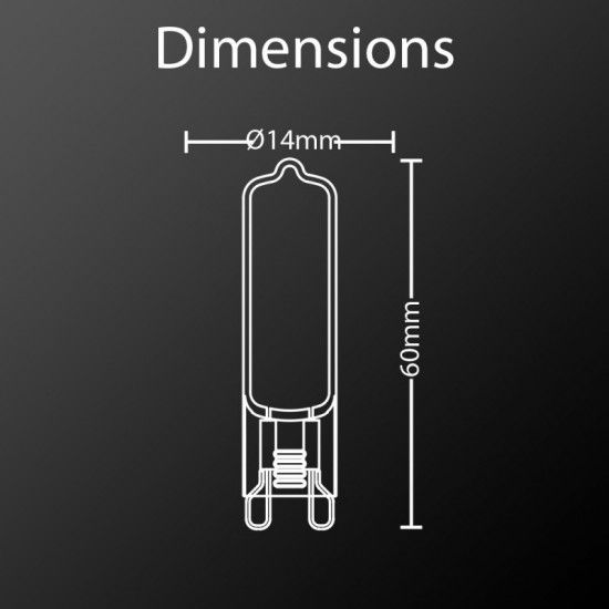 Pack 2 lampadas led G9 3.7W refª EG-PACK2ALG9400 Xanlite Pack 2 lampadas led G9 3.7W refª EG-PACK2ALG9400 Xanlite