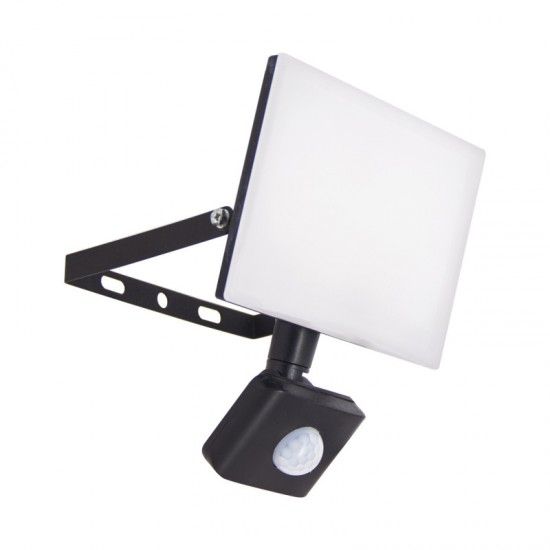 Projector parede c/ sensor Led 30W preto ref EG-PRAR30WDMV23 Xanlite