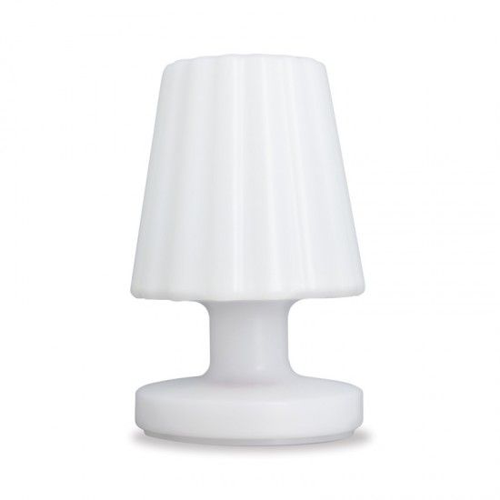 Candeeiro mesa branco recarregvel RVB ref EG-LP13CBRRVBW Xanlite