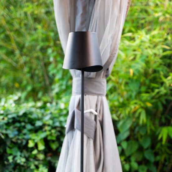 Candeeiro pé exterior preto refª EG-LAM130ND Xanlite Candeeiro pé exterior preto refª EG-LAM130ND Xanlite