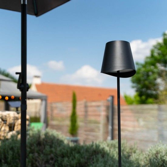 Candeeiro pé exterior preto refª EG-LAM130ND Xanlite Candeeiro pé exterior preto refª EG-LAM130ND Xanlite