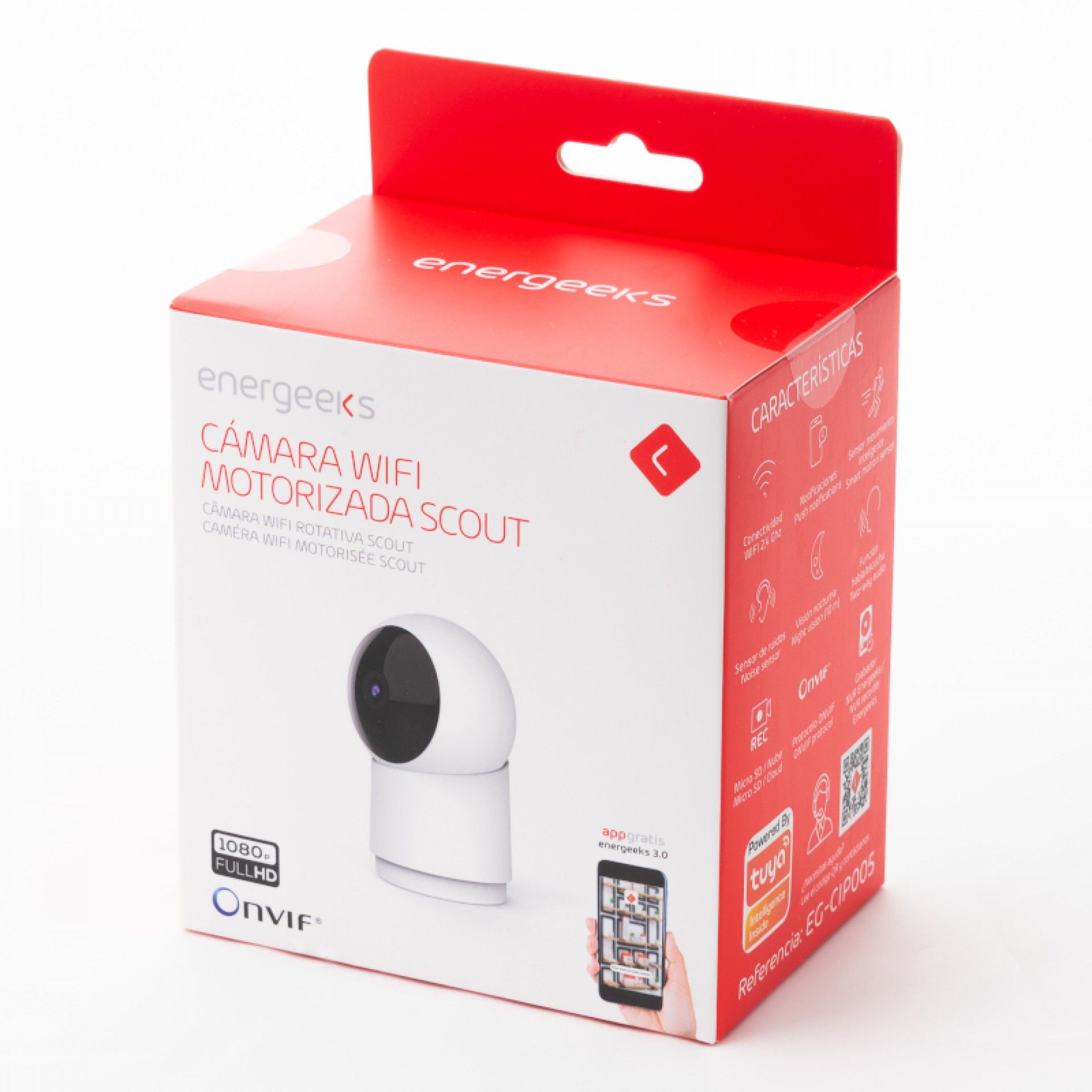 Câmera Wifi Scout Motorizada refª EG-CIP005 ENERGEEKS