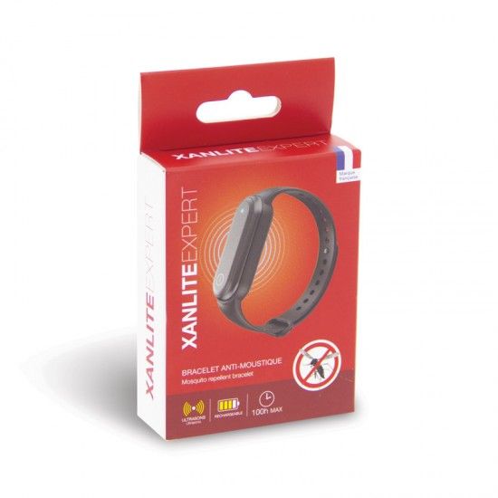 Pulseira repelente mosquitos ultra-som ref EG-BRAMOUSN Xanlite
